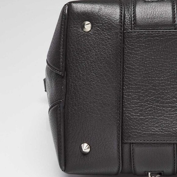 Givenchy Black Lambskin Leather Medium Lucrezia Tote Bag - Picture 5 of 12